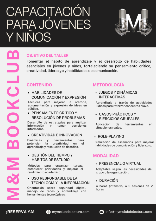 Capacitación para Jóvenes y Niños