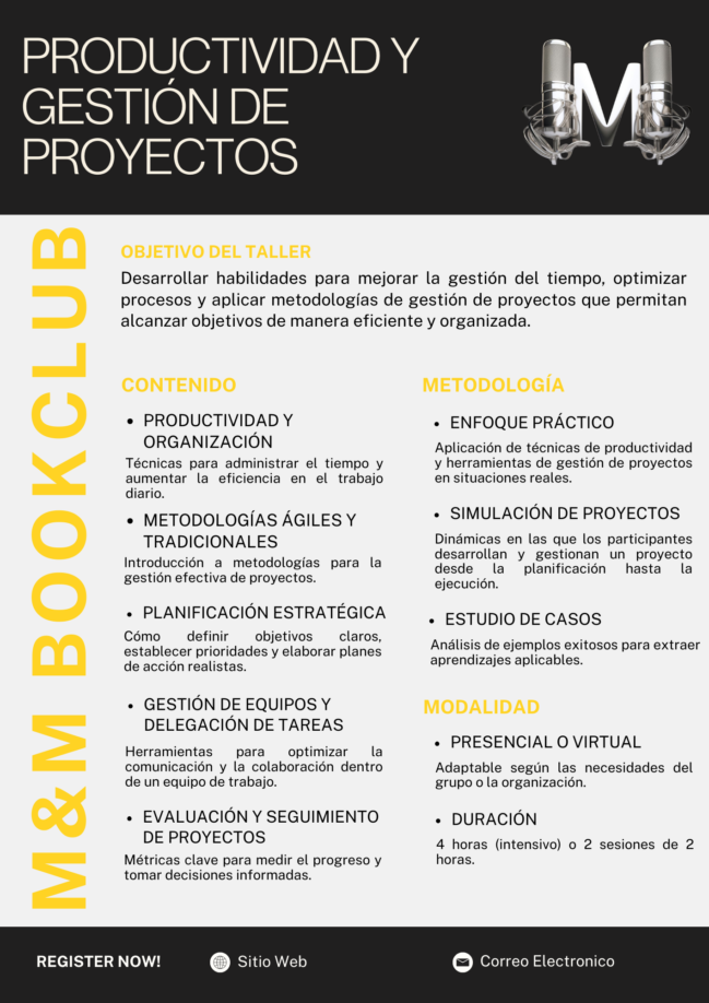 Productividad y Gestión de Proyectos