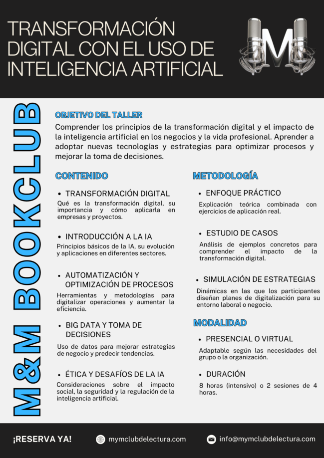 Transformación Digital e Inteligencia Artificial - INTENSIVO
